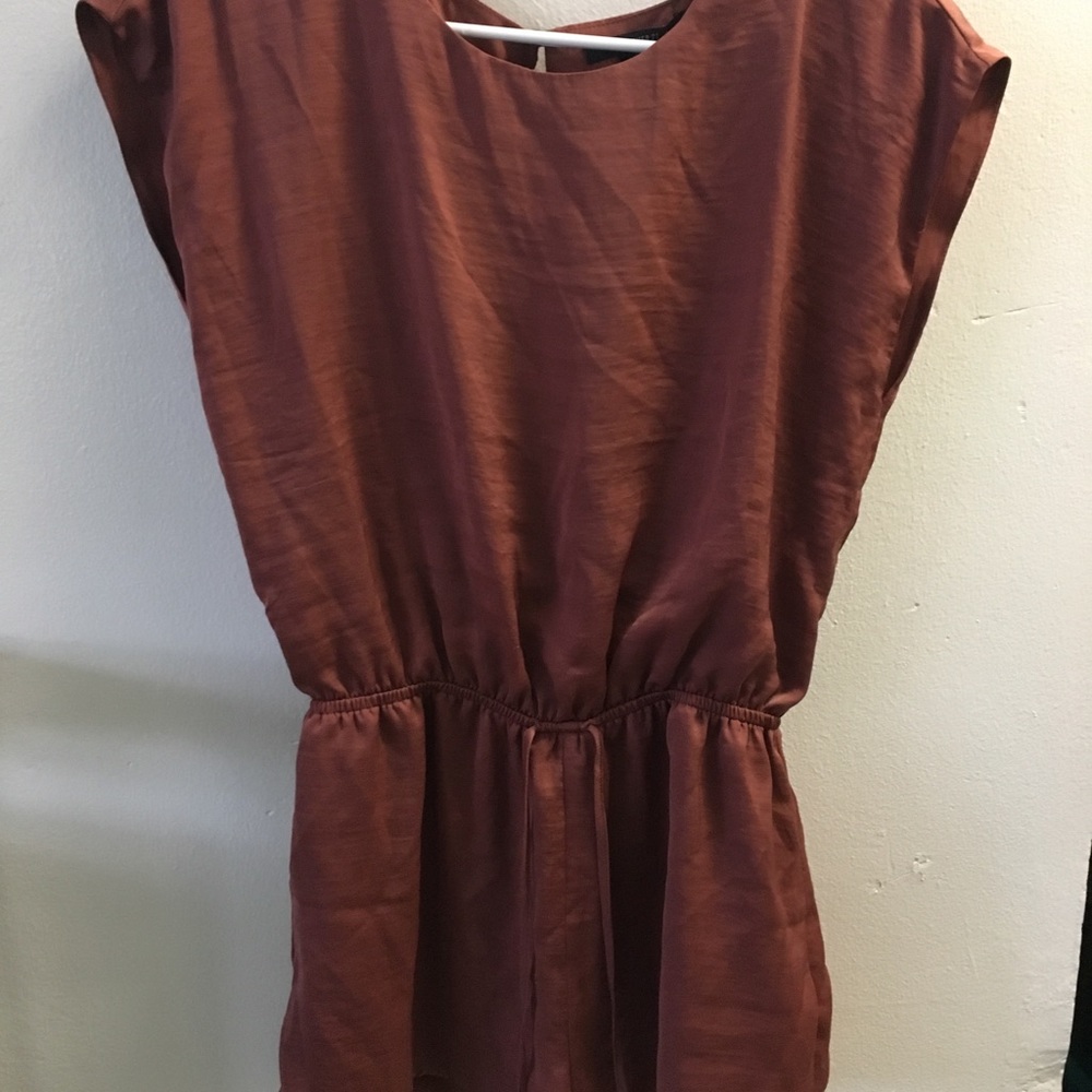 Open back romper